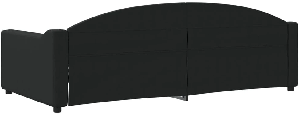 Sofa, juodos spalvos, 100x200cm, audinys