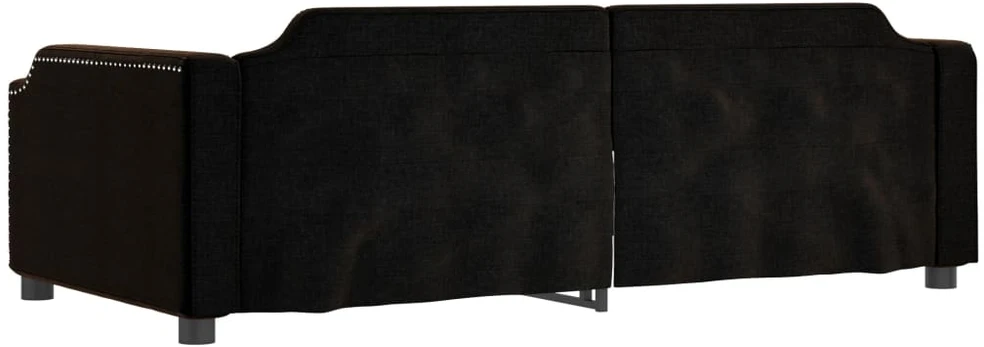 Sofa, juodos spalvos, 100x200cm, audinys