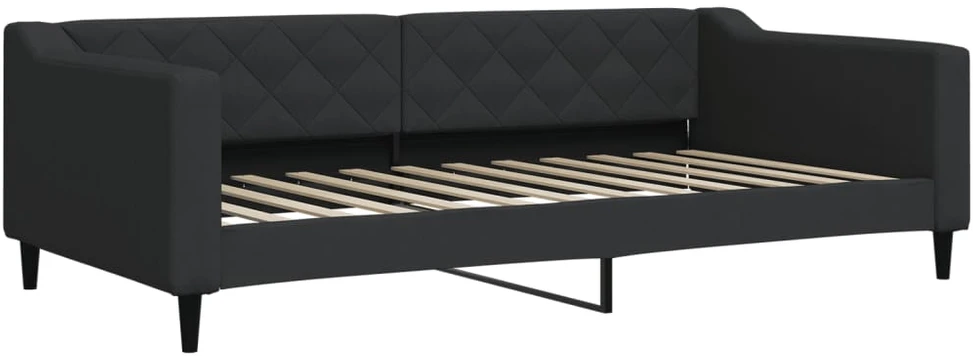 Sofa, juodos spalvos, 100x200cm, audinys