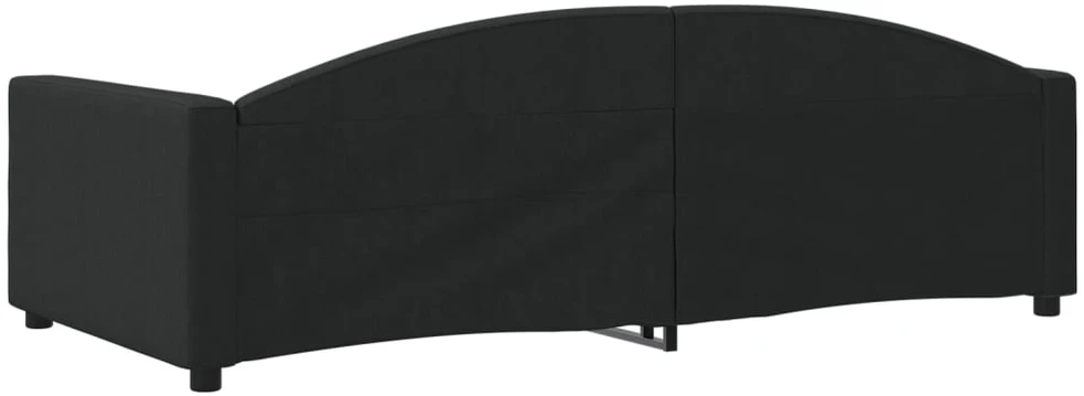 Sofa, juodos spalvos, 100x200cm, audinys