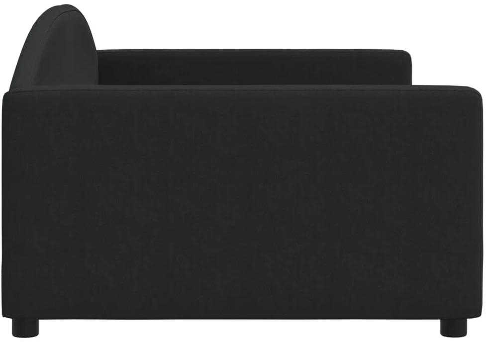 Sofa, juodos spalvos, 100x200cm, audinys