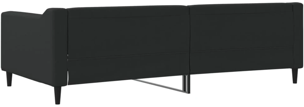 Sofa, juodos spalvos, 100x200cm, audinys