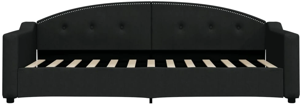 Sofa, juodos spalvos, 80x200cm, audinys
