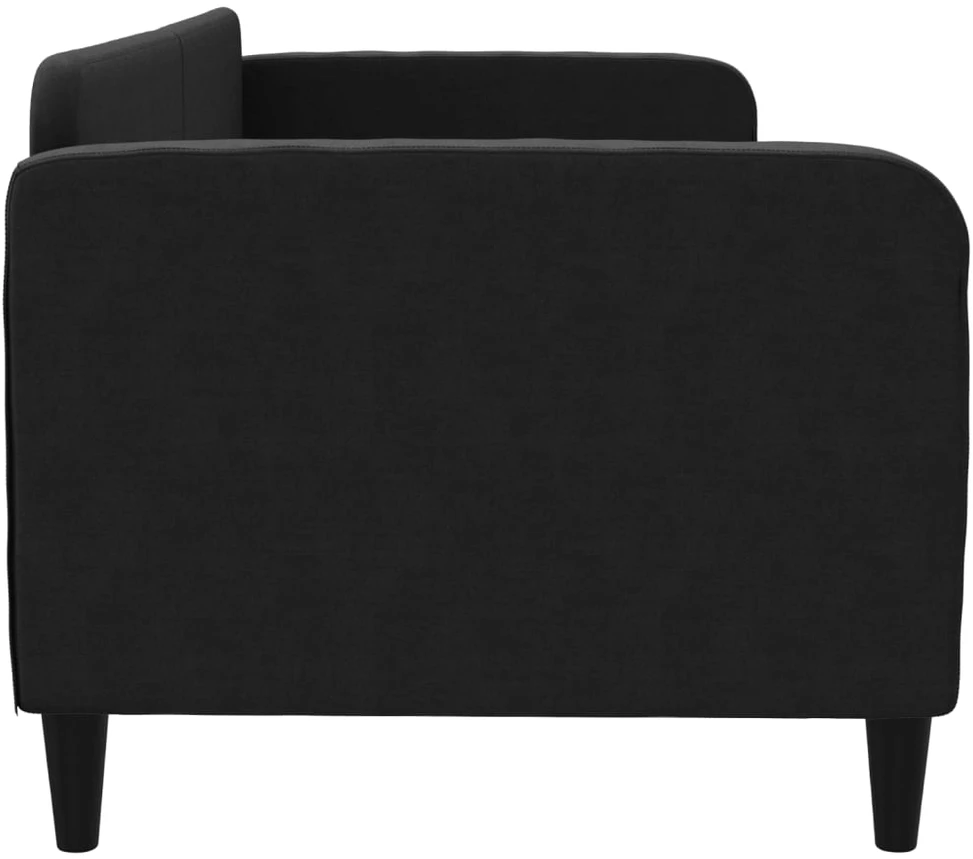 Sofa, juodos spalvos, 80x200cm, audinys