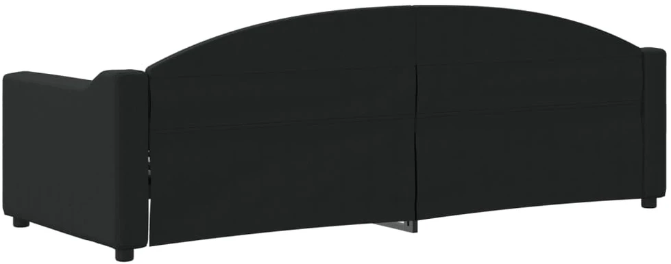 Sofa, juodos spalvos, 80x200cm, audinys