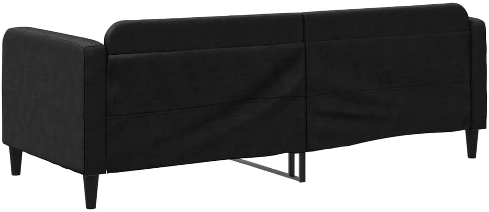 Sofa, juodos spalvos, 80x200cm, audinys