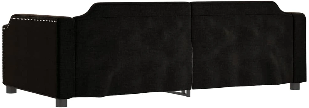 Sofa, juodos spalvos, 80x200cm, audinys