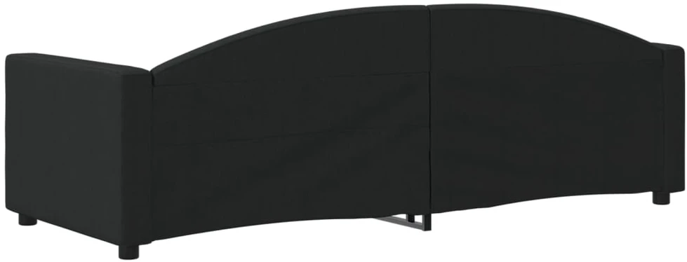 Sofa, juodos spalvos, 80x200cm, audinys