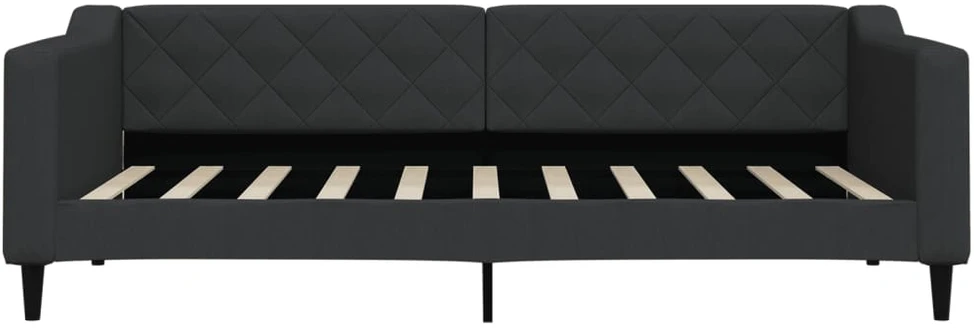 Sofa, juodos spalvos, 90x190cm, audinys