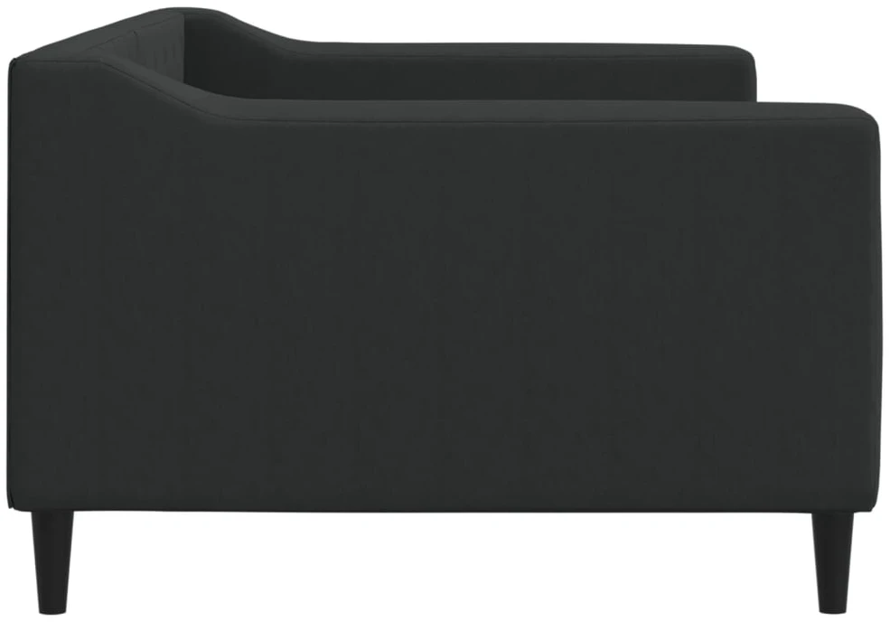 Sofa, juodos spalvos, 90x190cm, audinys