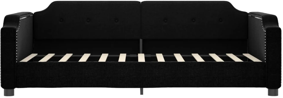 Sofa, juodos spalvos, 90x200cm, audinys