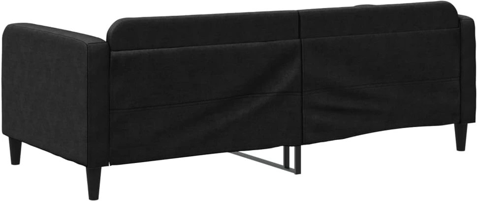 Sofa, juodos spalvos, 90x200cm, audinys