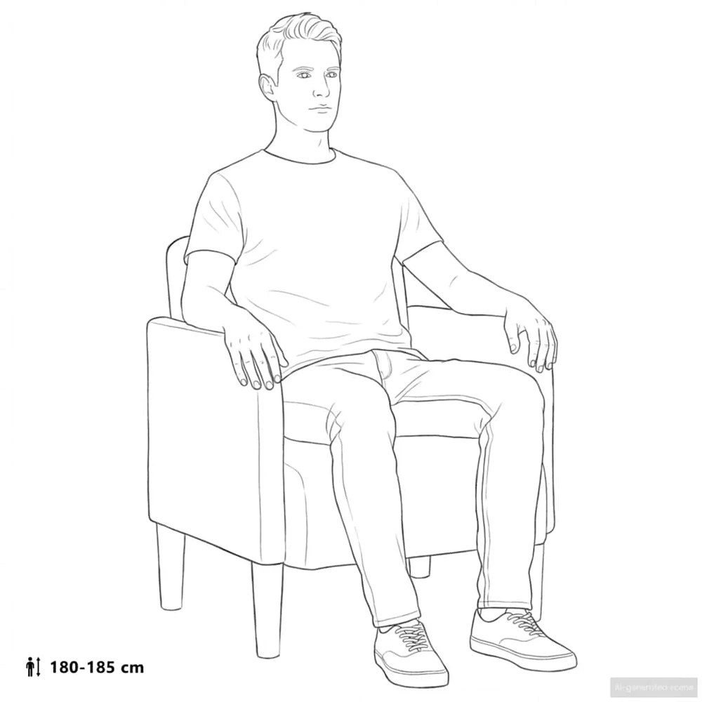 Fotelis Sofa-kėdė su porankiais, šviesiai pilka, 54 cm, aksomas