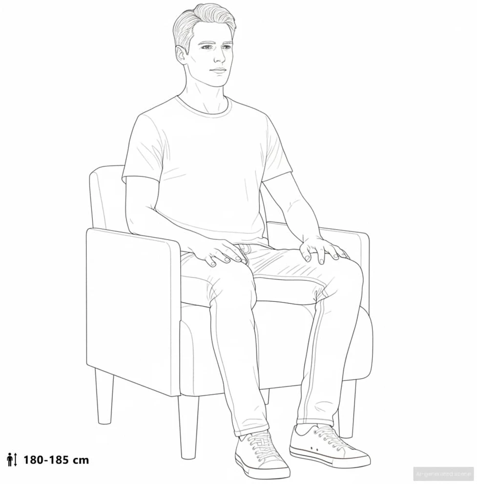 Fotelis Sofa-kėdė su porankiais, tamsiai pilka, 55 cm, aksomas