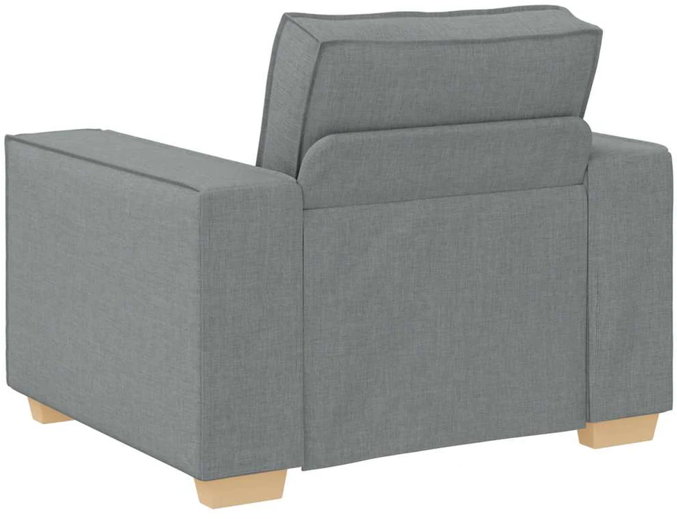 Sofa-kėdė, šviesiai pilka, 100x78x84 cm, audinys