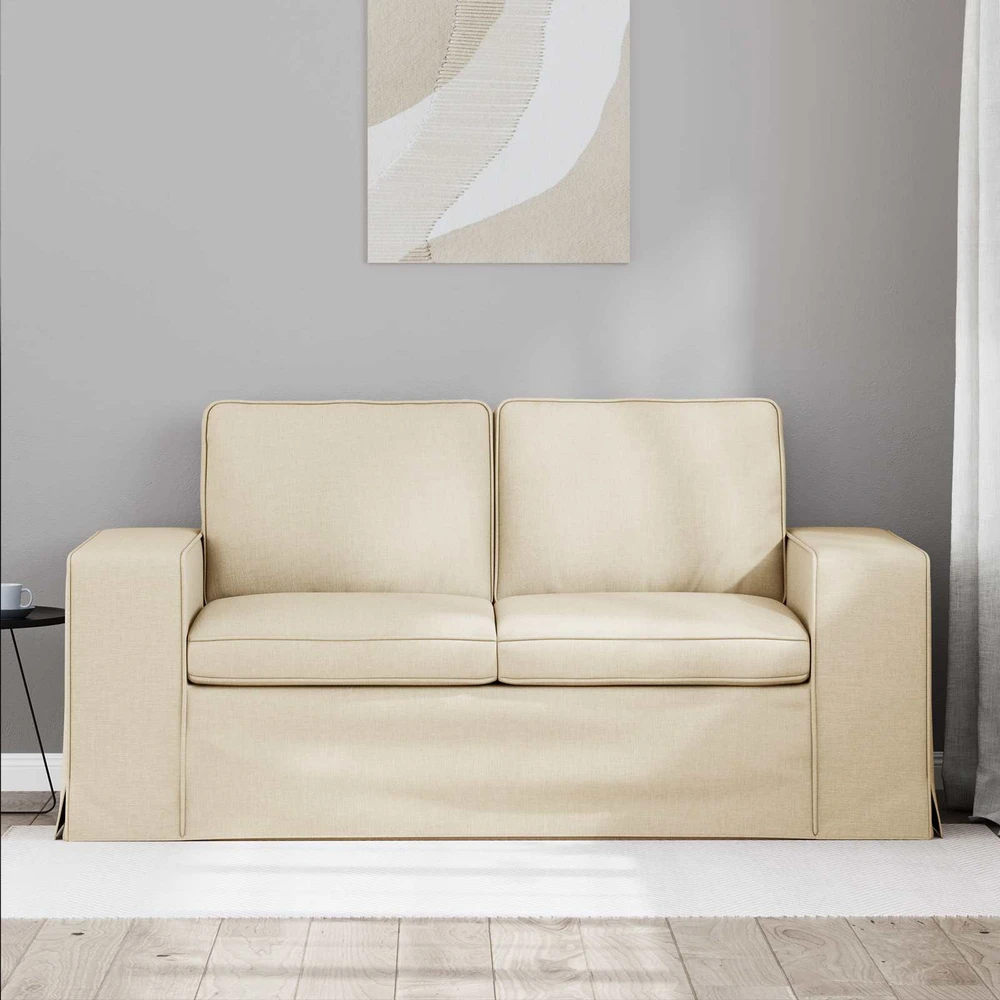 Sofa Kreminė 162 x 80 x 82 cm Metalas