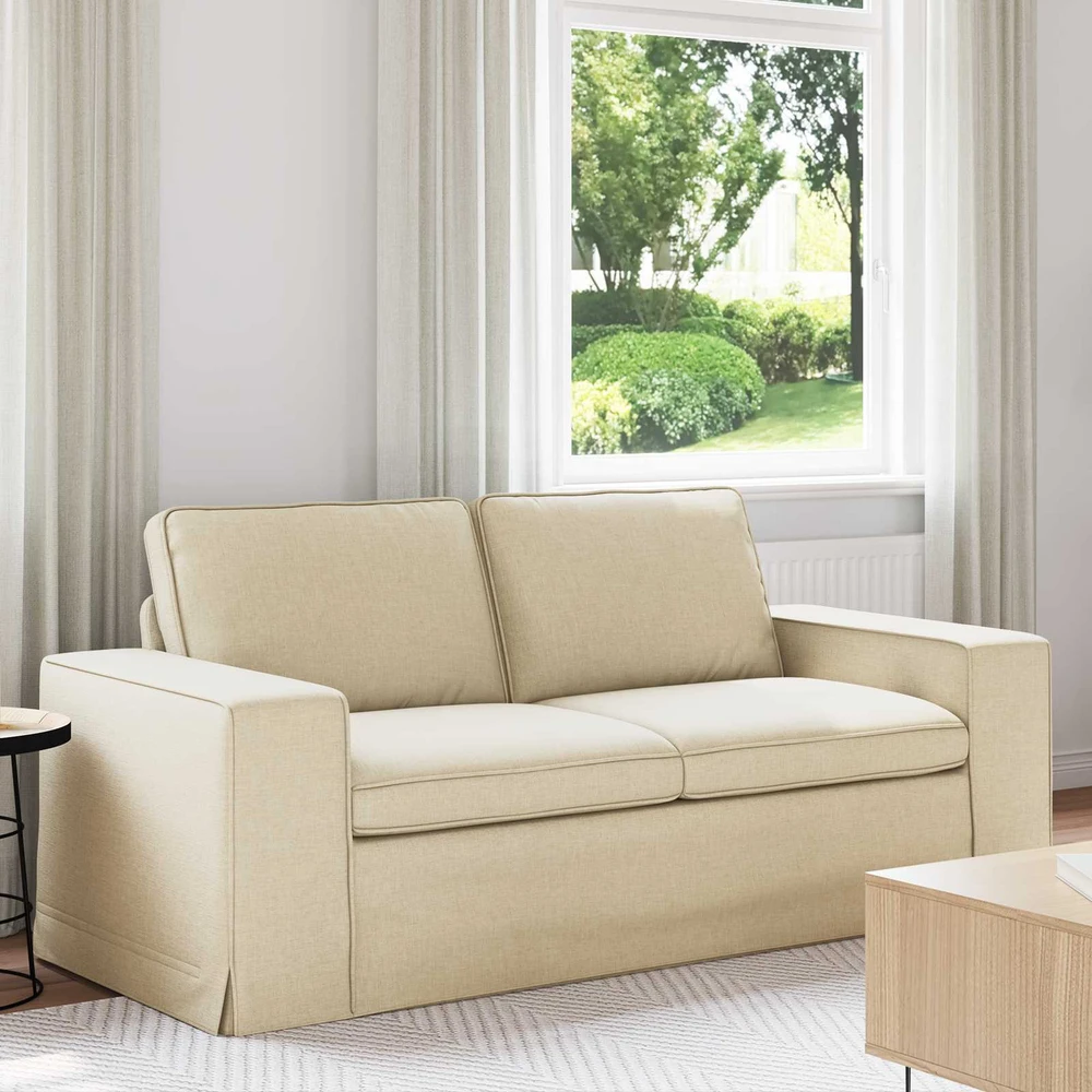 Sofa Kreminė 182 x 80 x 82 cm Metalas