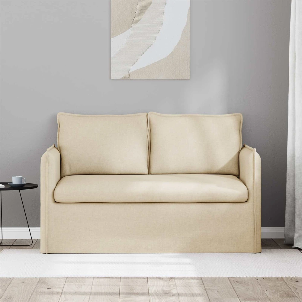 Sofa Kreminė 195 x 82 x 85 cm Metalas