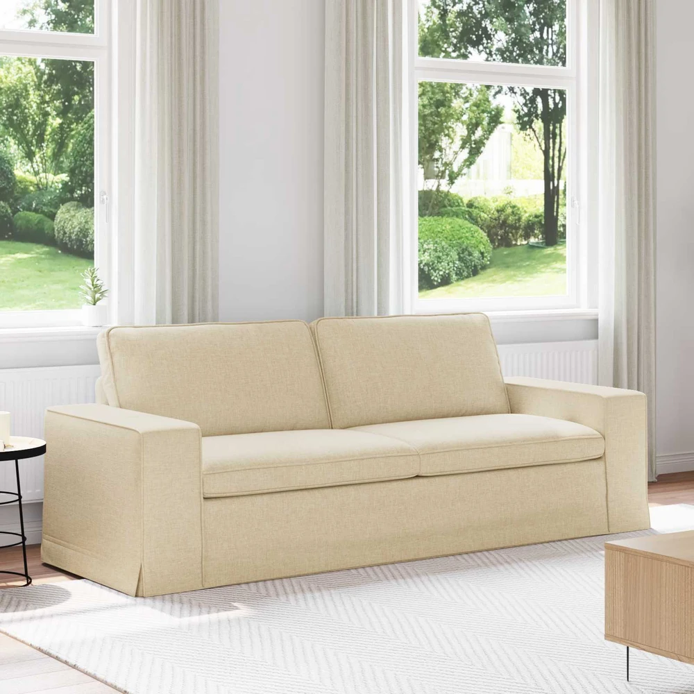 Sofa Kreminė 222 x 80 x 82 cm Metalas