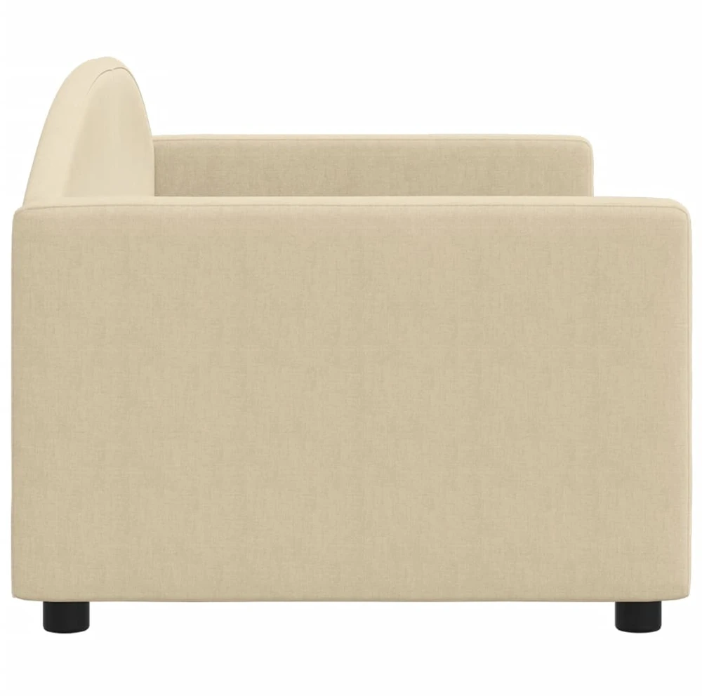 Sofa, kreminės spalvos, 80x200cm, audinys