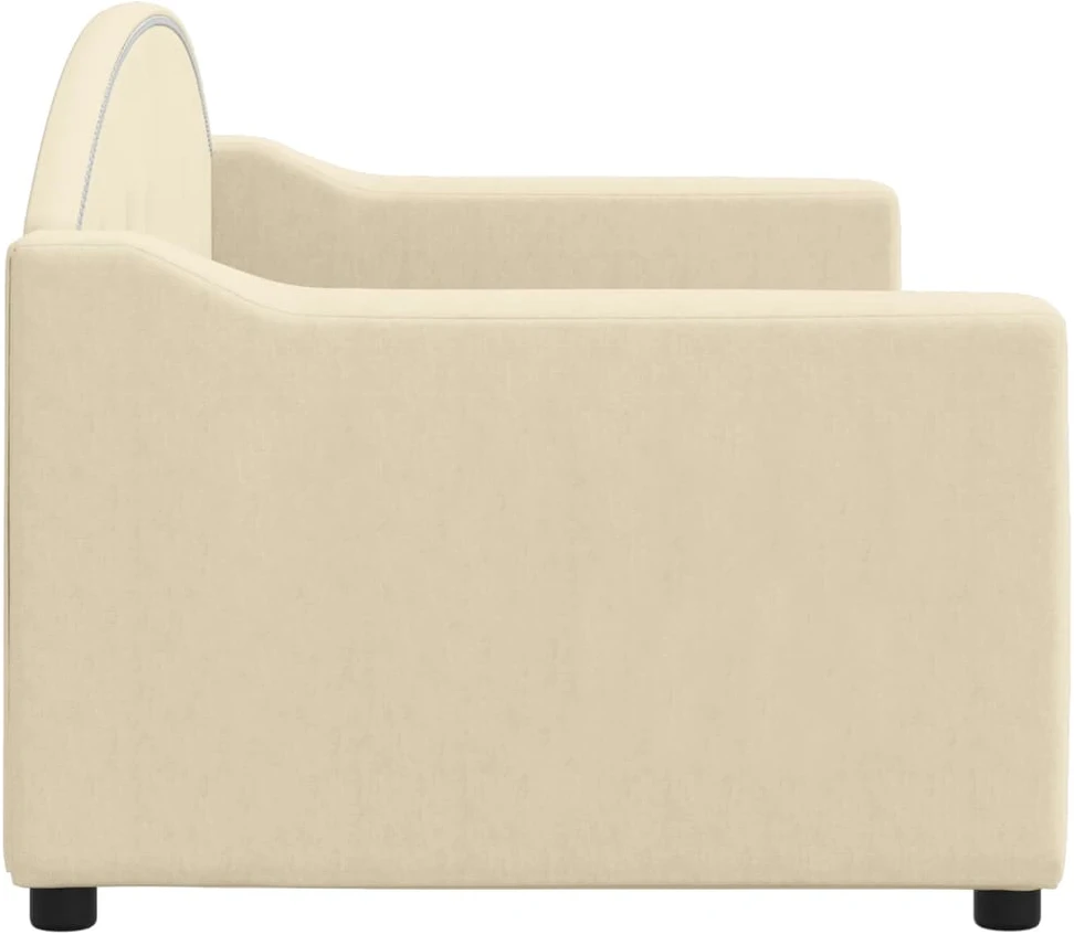 Sofa, kreminės spalvos, 80x200cm, audinys
