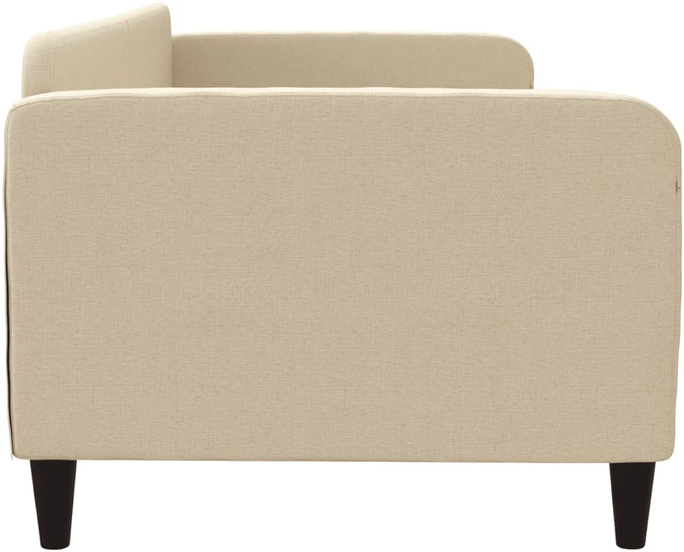Sofa, kreminės spalvos, 90x200cm, audinys