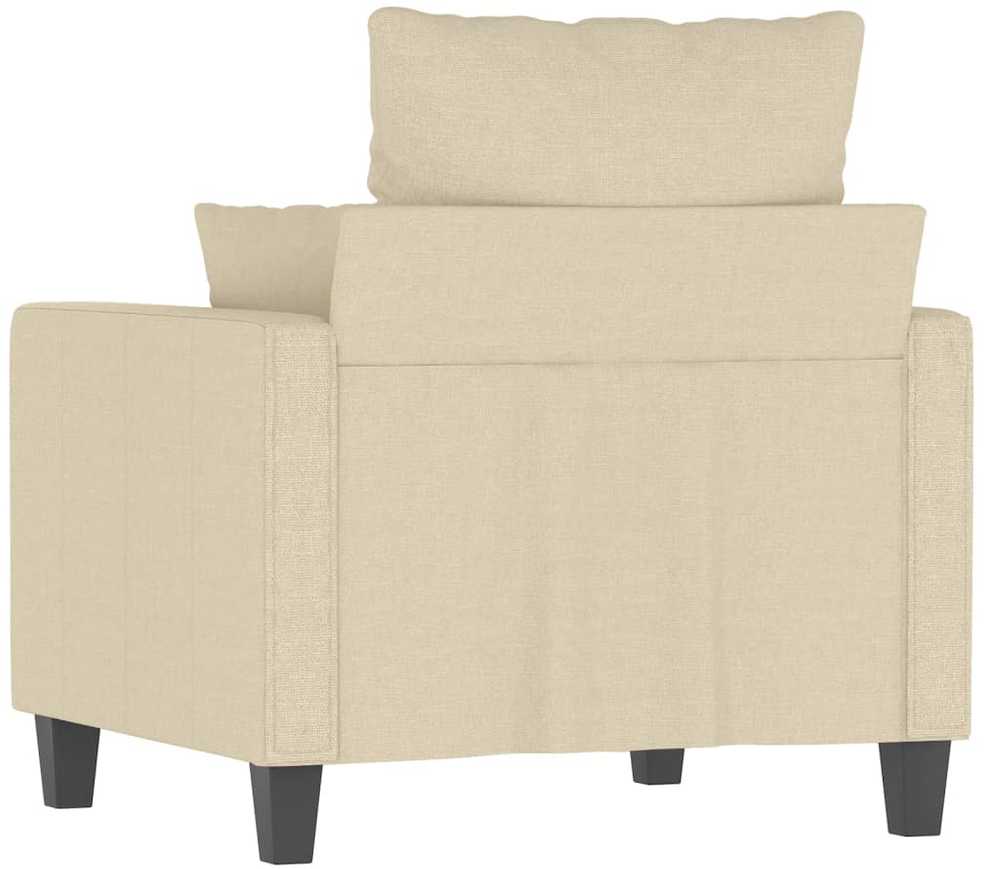 Sofa Krėslas, kreminės spalvos, 60cm, audinys