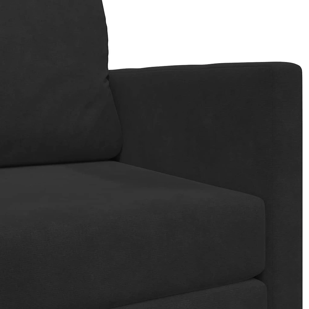 Sofa lova Juoda 124 x 71 x 78 cm Aksomas