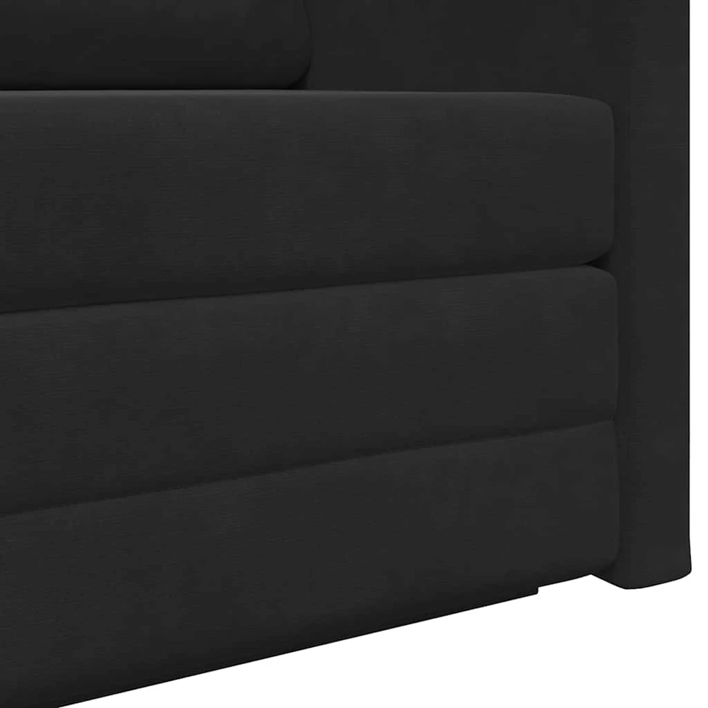 Sofa lova Juoda 124 x 71 x 78 cm Aksomas