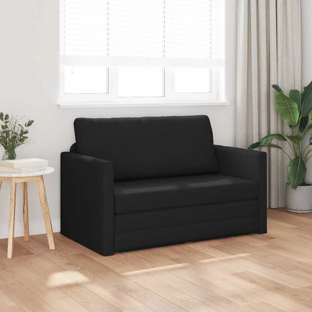Sofa lova Juoda 124 x 71 x 78 cm audinys