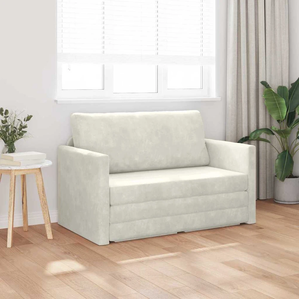 Sofa lova Kreminė 124 x 71 x 78 cm Aksomas