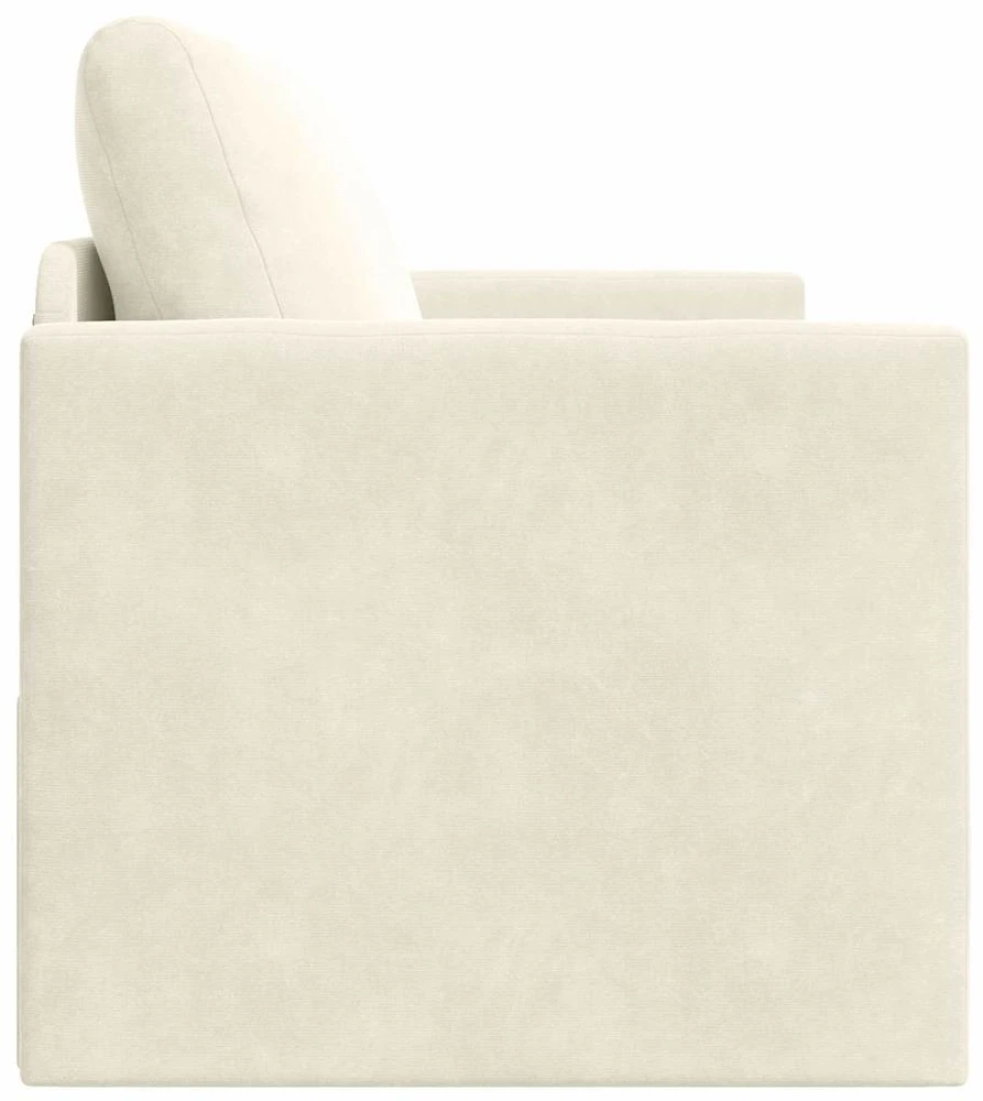 Sofa lova Kreminė 124 x 71 x 78 cm Aksomas