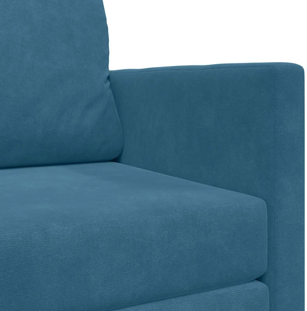 Sofa lova Mėlyna 124 x 71 x 78 cm Aksomas
