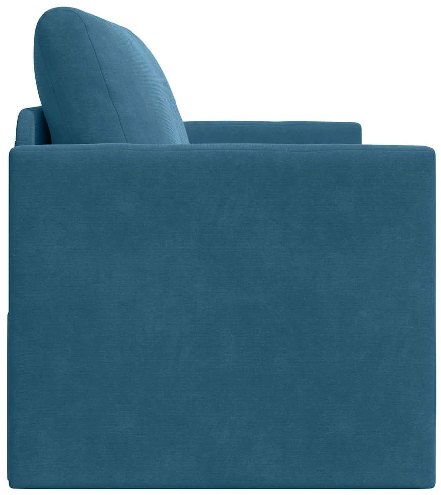 Sofa lova Mėlyna 124 x 71 x 78 cm Aksomas