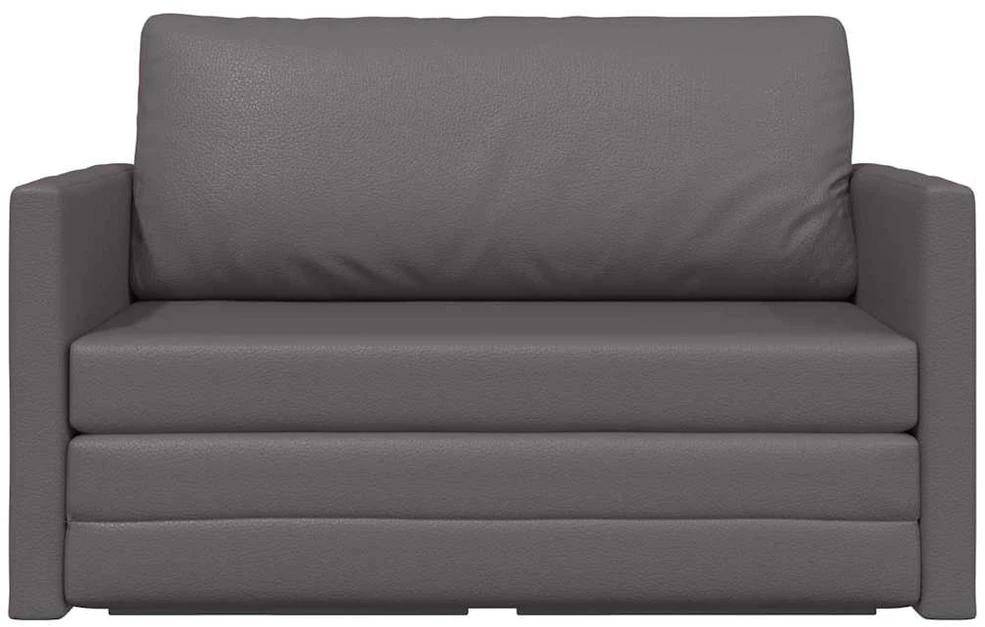 Sofa lova Pilka 124 x 71 x 78 cm Dirbtinė Oda