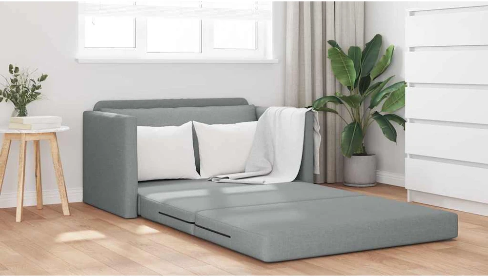 Sofa lova Šviesiai pilka 124 x 71 x 78 cm audinys
