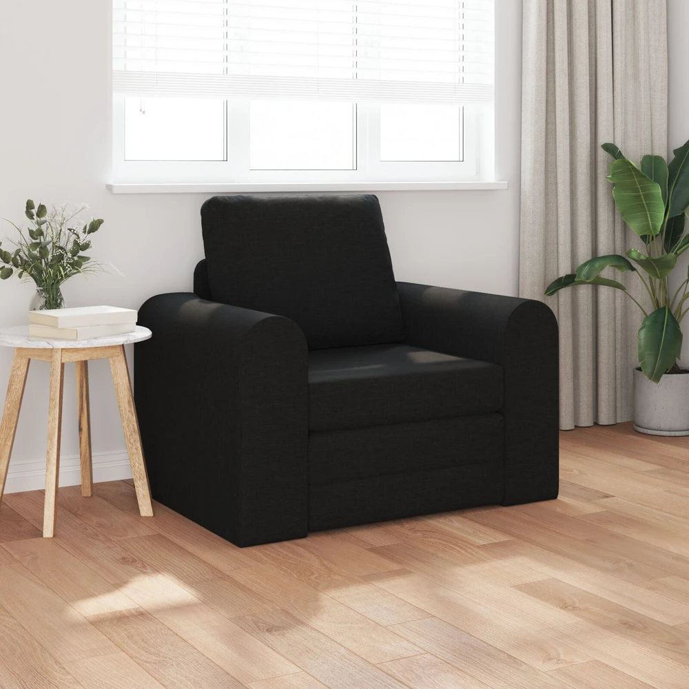 Sofa lova Juoda 98 x 71 x 83 cm audinys