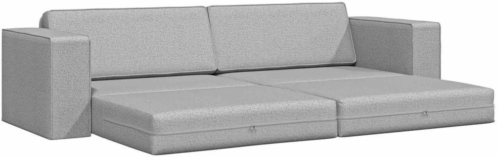 Sofa lova Debesų pilka 245 x 78 x 77 cm audinys