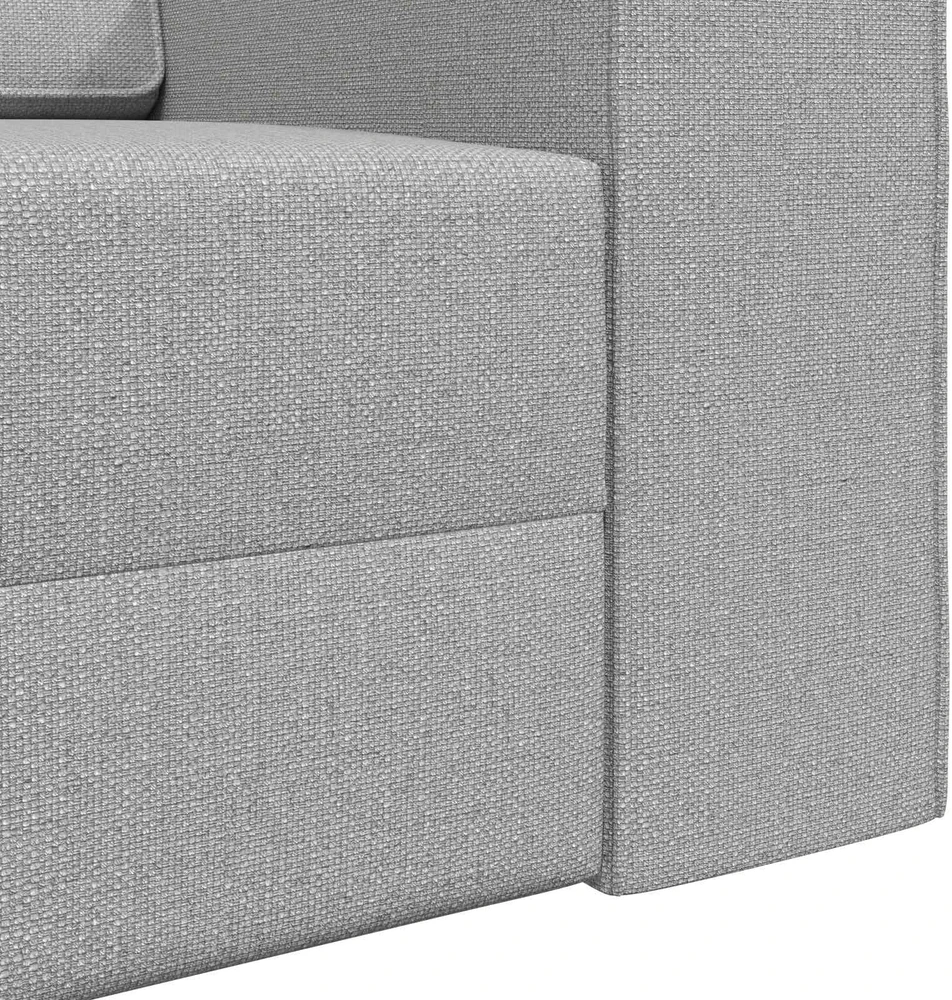 Sofa lova Debesų pilka 245 x 78 x 77 cm audinys