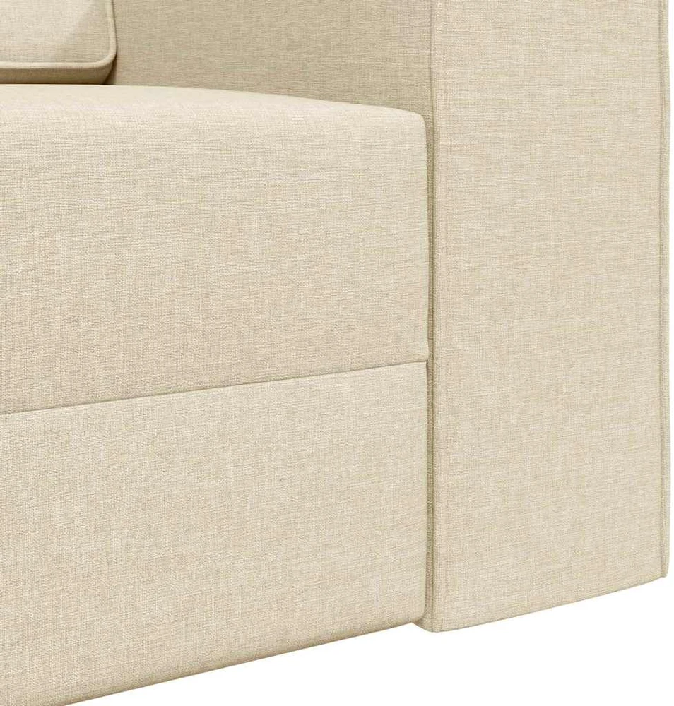 Sofa lova Kreminė 245 x 78 x 77 cm audinys