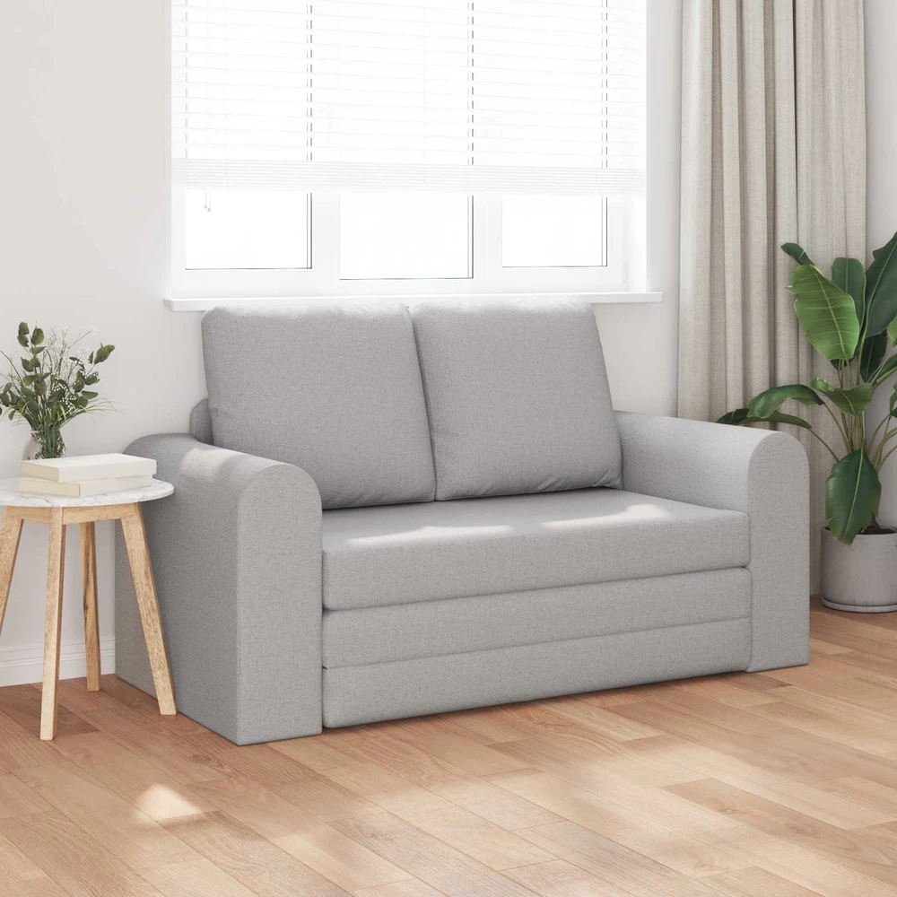 Sofa lova Debesų pilka 148 x 71 x 83 cm audinys
