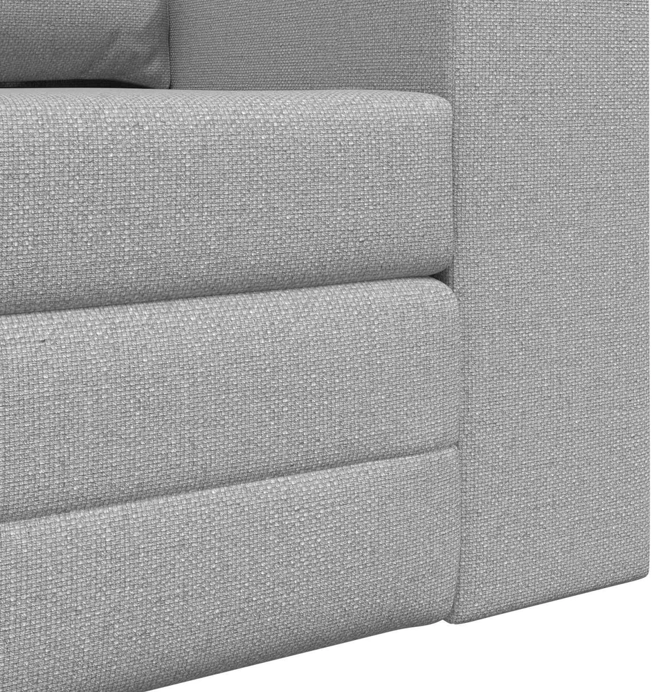 Sofa lova Debesų pilka 148 x 71 x 83 cm audinys