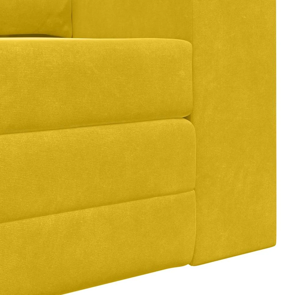 Sofa lova Geltona 148 x 71 x 83 cm Aksomas
