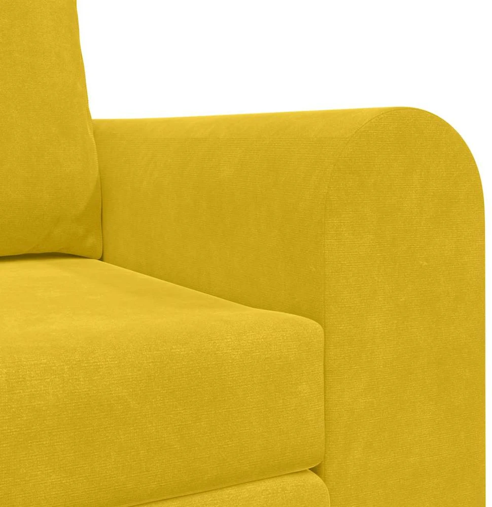 Sofa lova Geltona 148 x 71 x 83 cm Aksomas