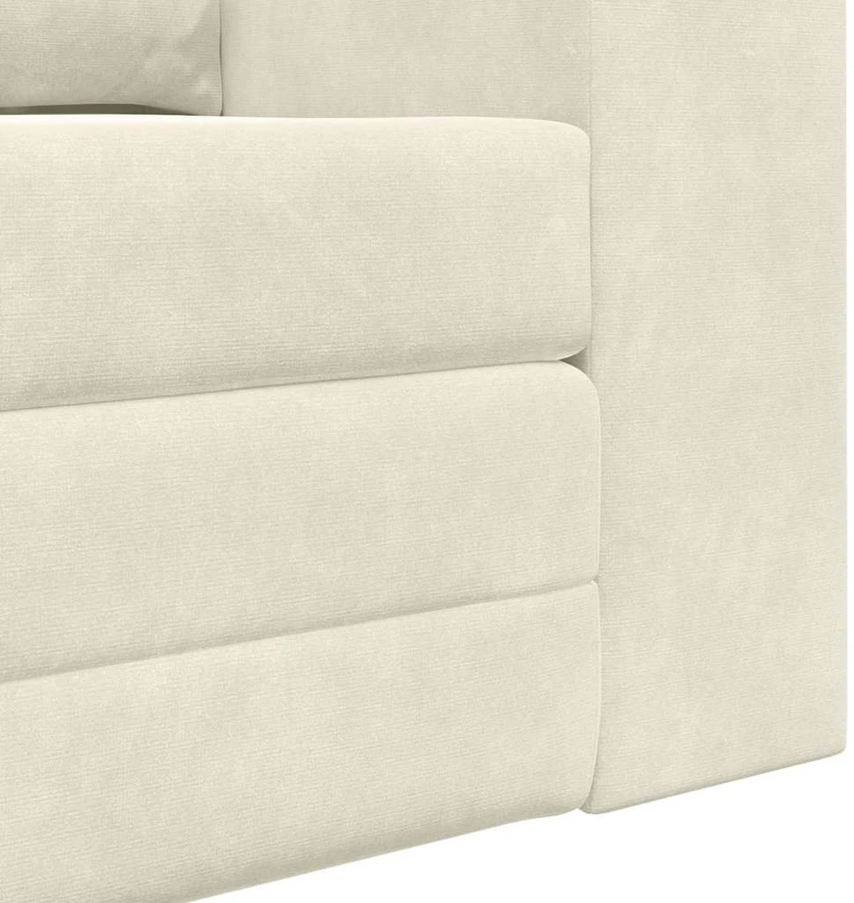 Sofa lova Kreminė 148 x 71 x 83 cm Aksomas