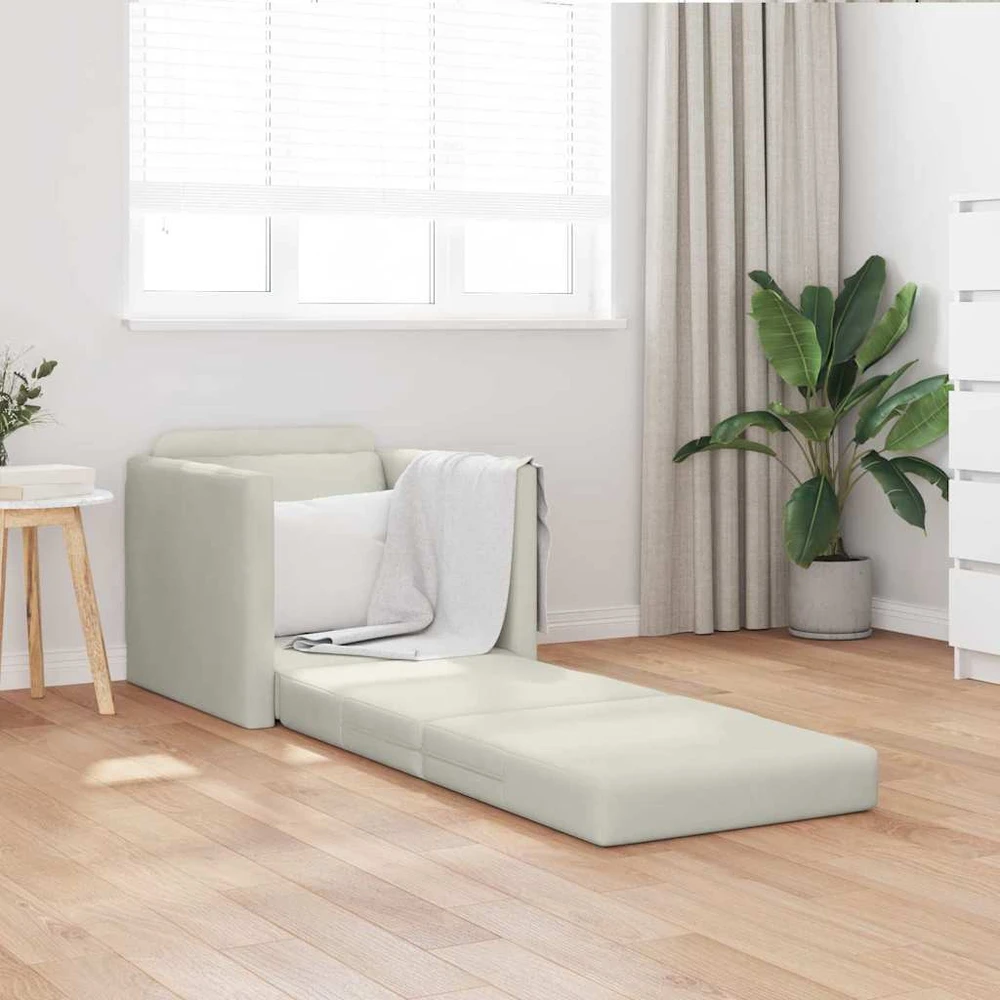 Sofa lova Kreminė 74 x 77 x 81 cm Aksomas
