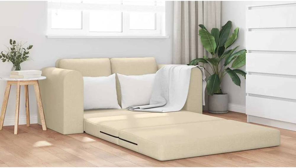 Sofa lova Kreminė 148 x 71 x 83 cm audinys