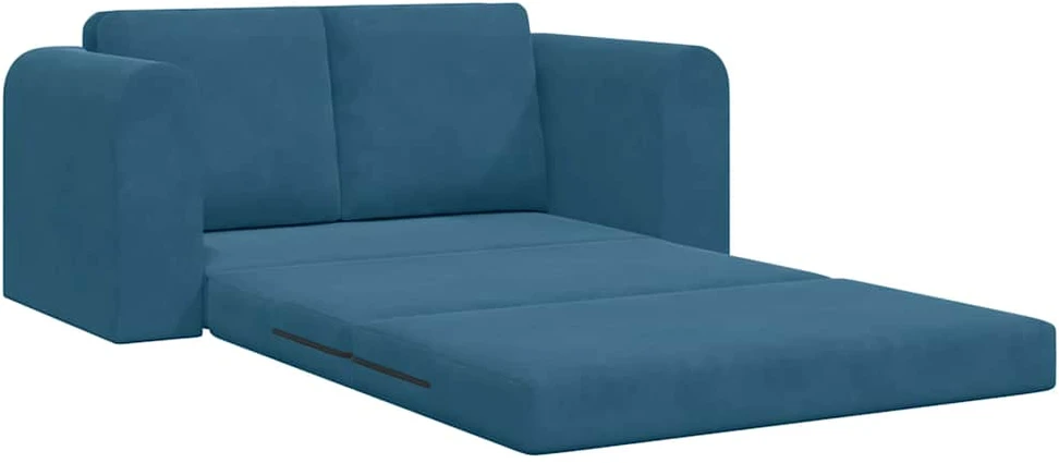 Sofa lova Mėlyna 148 x 71 x 83 cm Aksomas