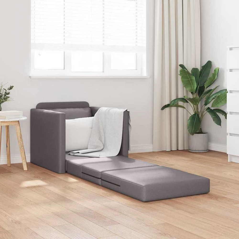 Sofa lova 60cm Pilka Dirbtinė Oda