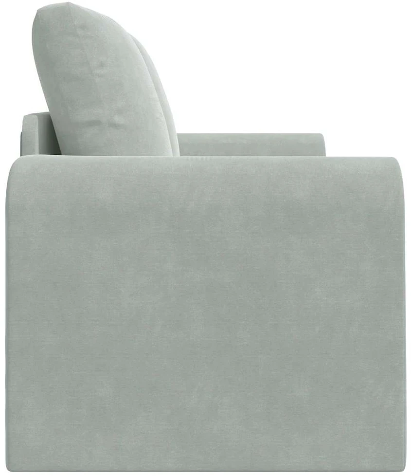 Sofa lova Šviesiai pilka 148 x 71 x 83 cm Aksomas